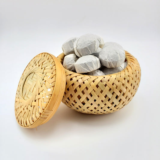 Mini Tuo Cha in a Basket Gift Pack
